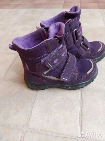 Детские зимние ботинки для девочки superfit 27