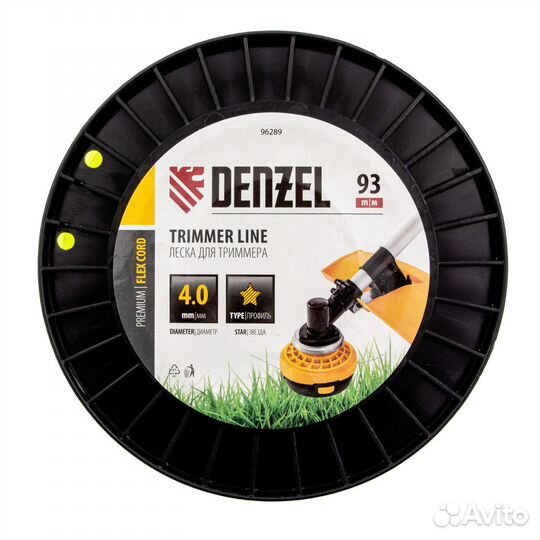 Леска для триммеразвезда, 4,0мм х 93м, на DIN кату