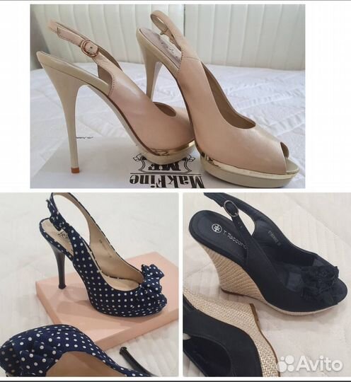 Босоножки женские и туфли 38 размер