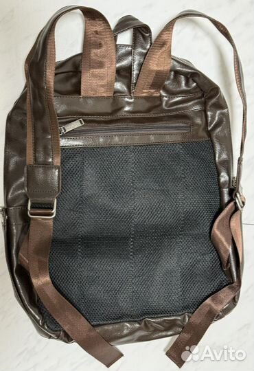 Кожаный городской мужской рюкзак