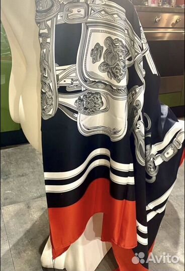 Платок пашмина шаль шарф Hermes