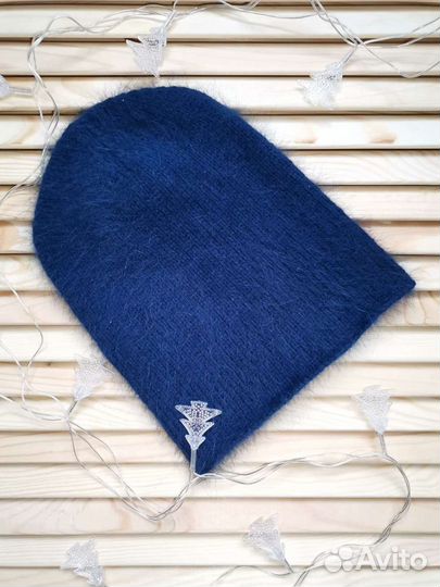 Шапка бини из пуха норки