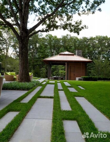 Рулонный газон