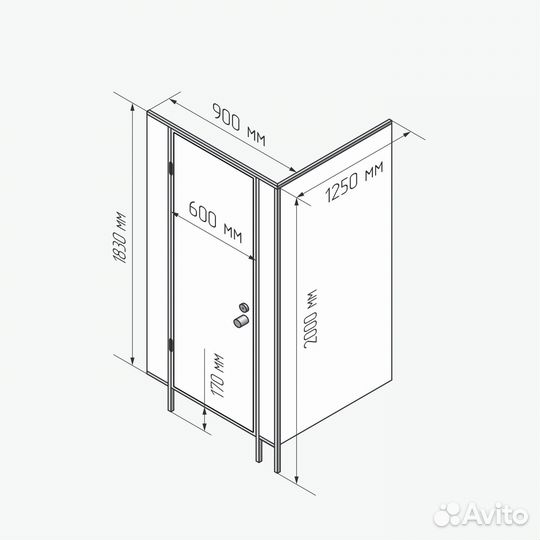 Сантехнические, туалетные, душевые перегородки