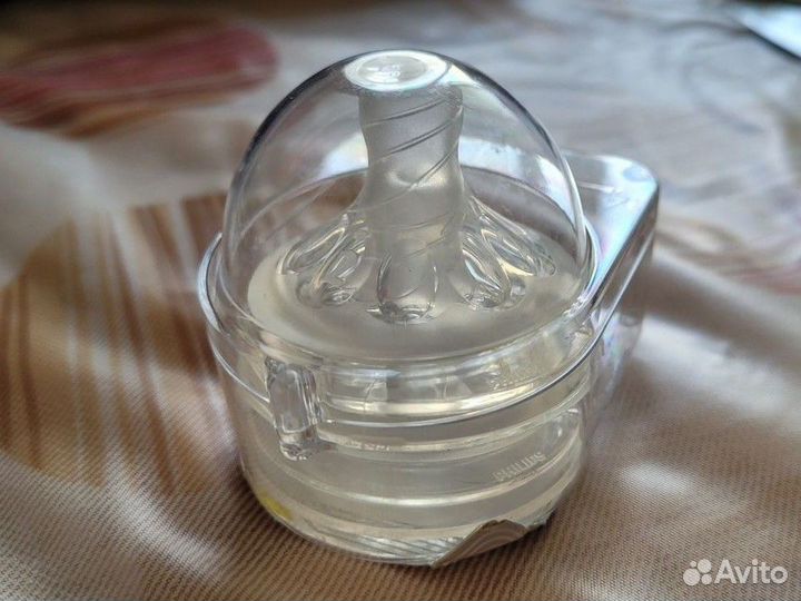 Соска на бутылочку avent natural 1 и 2