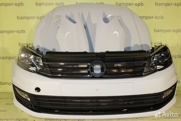 Бампер передний Volkswagen Polo 2015-2020
