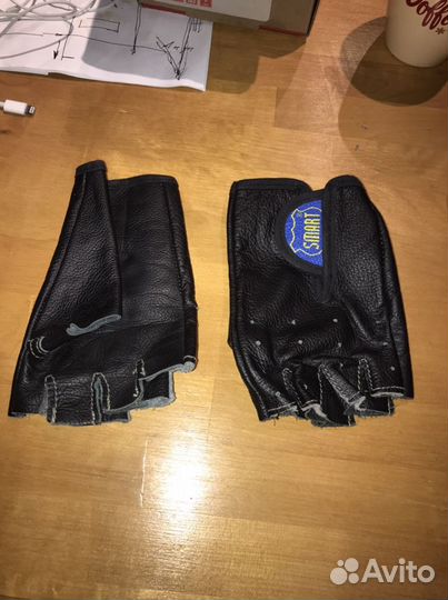 Мужские кожаные перчатки новые
