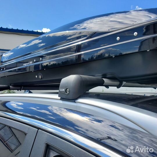 Багажник Lux Bridge Black для Kia Soul III хэтчбек 2019