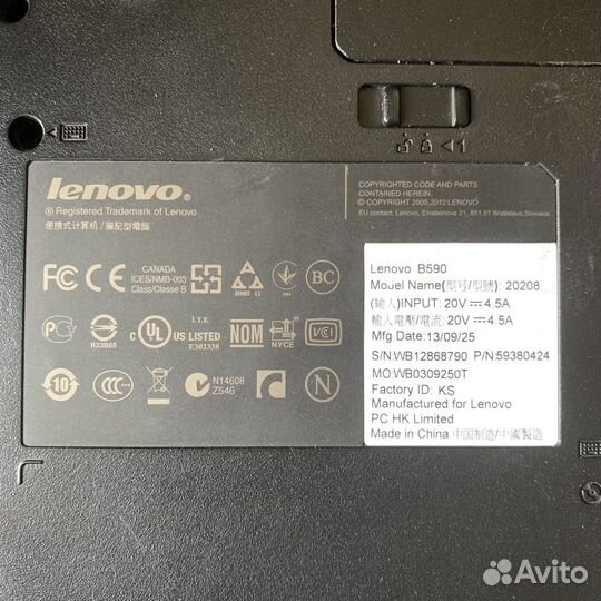 Ноутбук Lenovo B590 i5 8гб озу SSD128 гб GT720