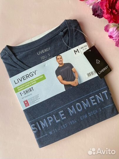 Новые мужские футболки Livergy S, M, L