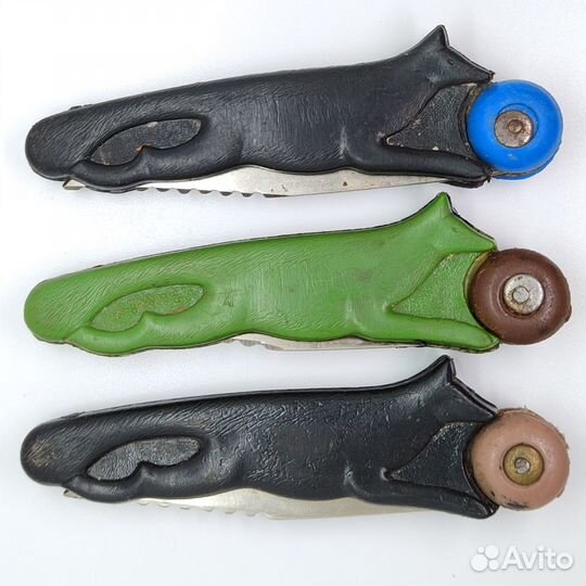 Нож СССР складной шарнирный Лиса черный