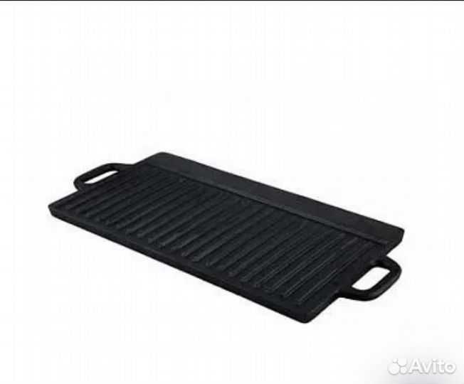Чугунный противень гриль
