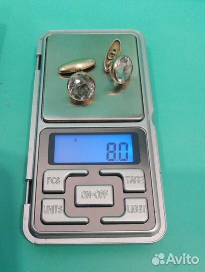 Запонки серебро СССР