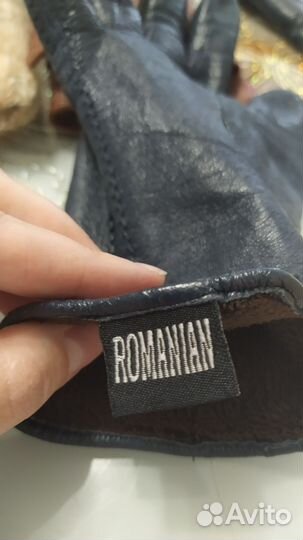 Перчатки кожаные, вязанные варежки женские