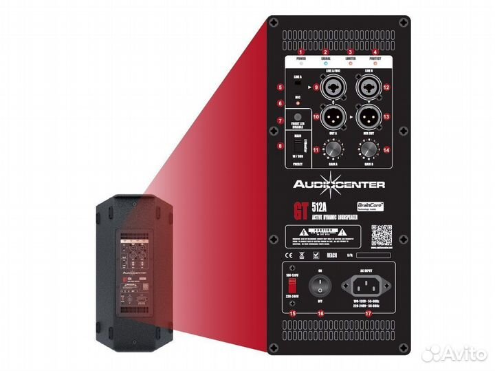 Audiocenter GT512A акустическая система