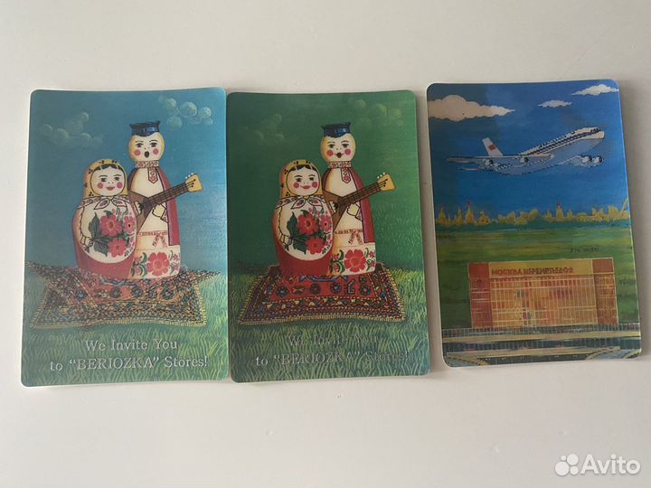 Календарики советские