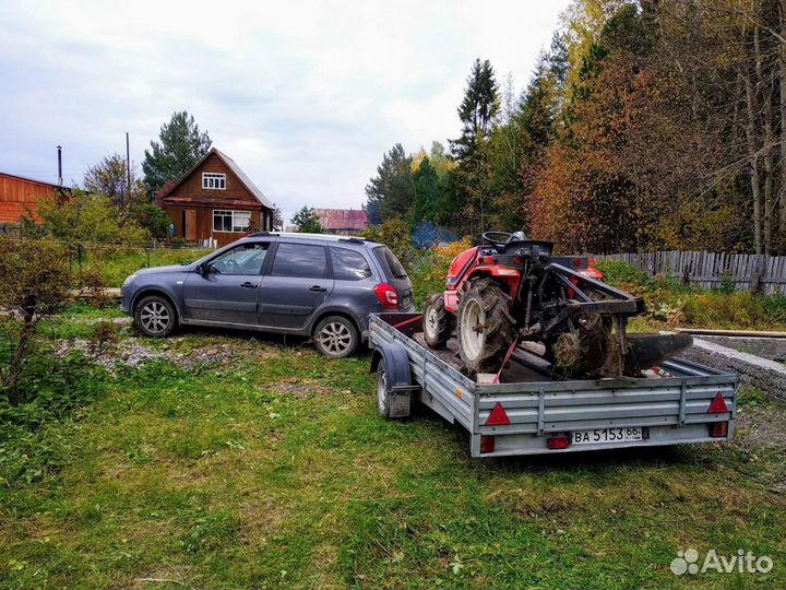 Осенняя вспашка земли плугом