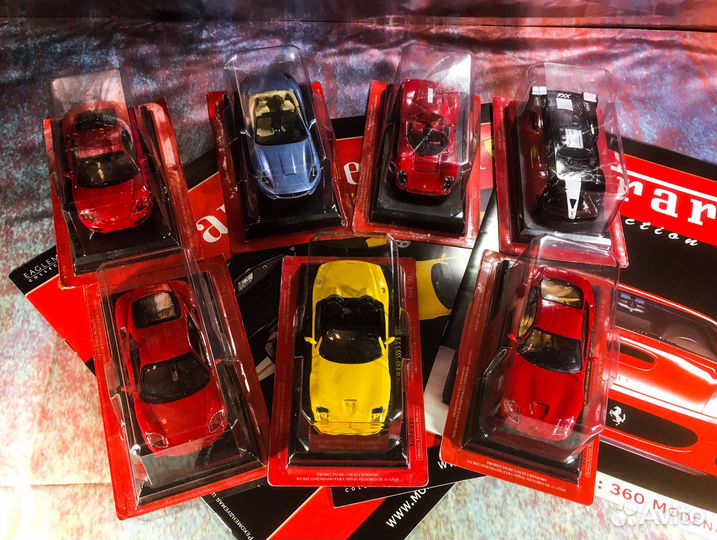 Модели из серии Ferrari Collection