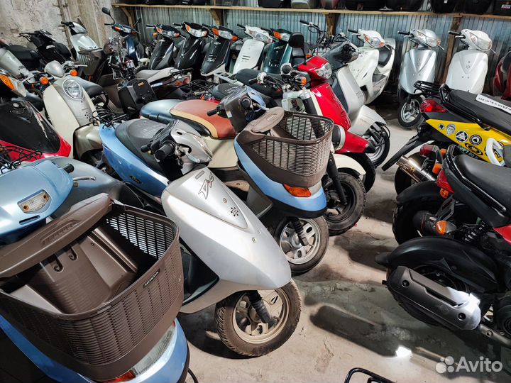 Скутеры из Японии с Гарантией инжектор 4Т-49 куб