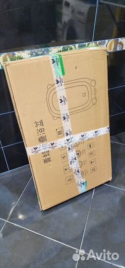 Ванночка для купания складная с матрасиком