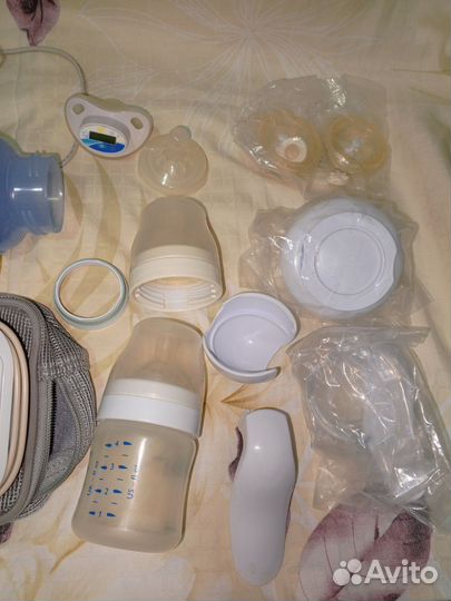 Молокоотсос 2в1 электрический/механический avent