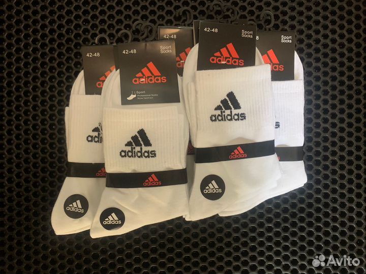 Носки высокие 10 пар Nike/Adidas