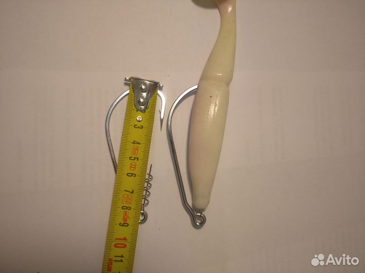 Офсетный крючок 10/0 с пружиной (10 шт)