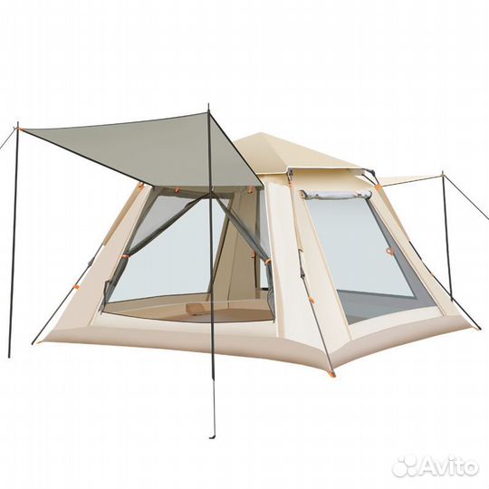 Палатка туристическая. Автомат. 230х230х155 см