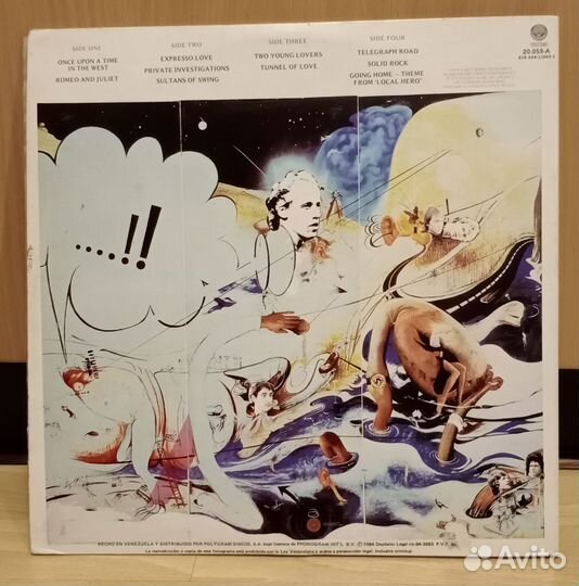 LP Dire Straits, Alchemy 2LP, оригинал