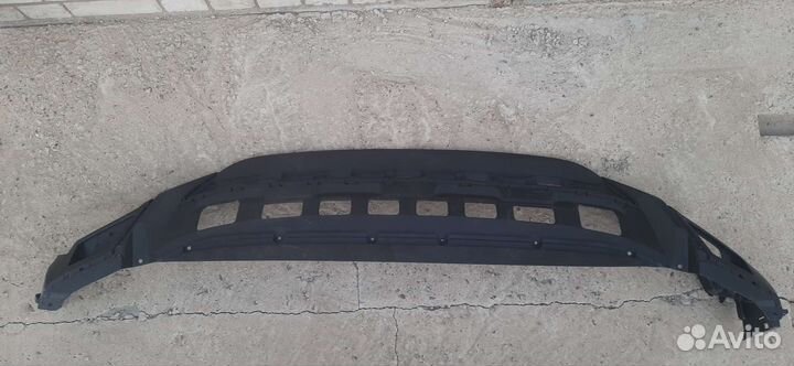 Спойлер переднего бампера Тигуан