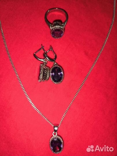 Серебряный комплект