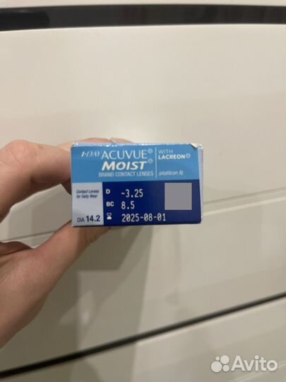 Линзы acuvue moist