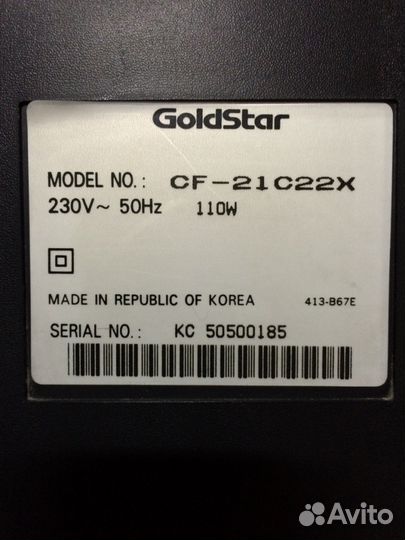 Цветной телевизор-GoldStar CF-21C22X