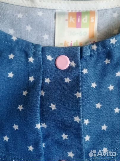 Комбинезон J-kids, джинс легкий, на рост 98-116см