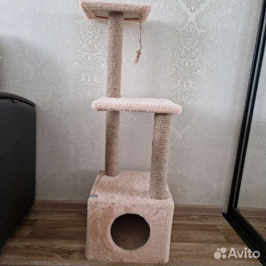 Когтеточка домик для кошки бу