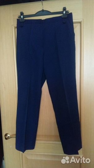 Школьная форма синяя (брюки и жилет) 46 размер