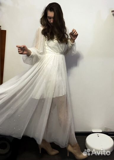 Платье свадебное вечернее выпускное