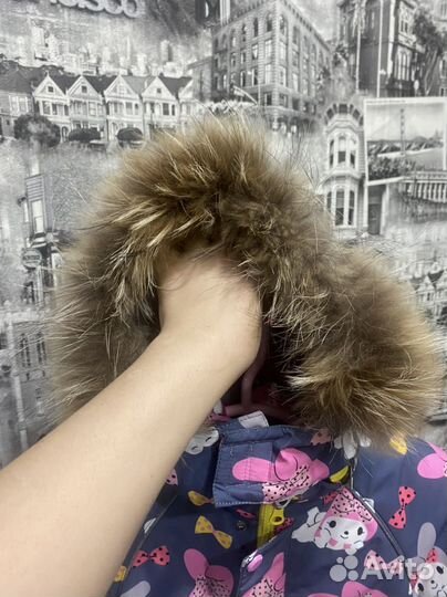 Зимний комбинезон для девочки 98