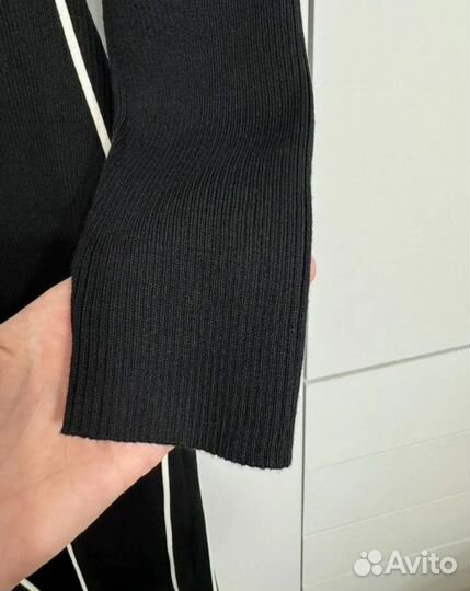 Платье лапша длинное черное