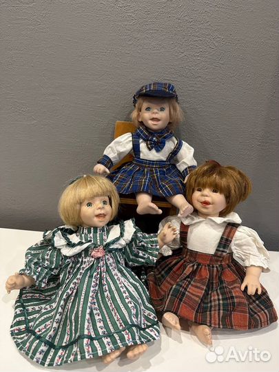 Сидячие фарфоровые куклы из Германии