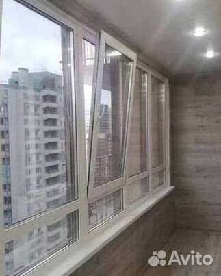 Остекление окон и балконов пвх