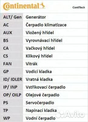 Комплект ремня грм CT1013K1 contitech