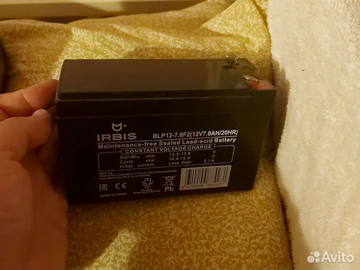 Аккумулятор irbis BLP 12-7.0F2