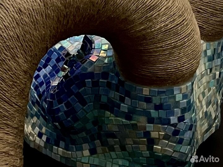 Череп с рогами. Мозаика. Панно. Декор