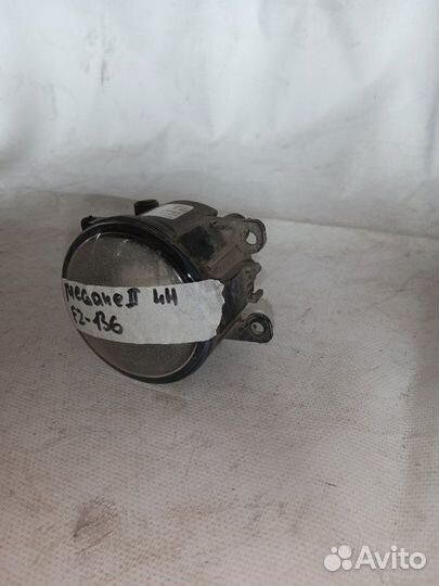 Фара противотуманная передняя левая Renault Megane