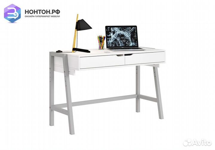 Стол низкий Polini kids Mirum бело-серый