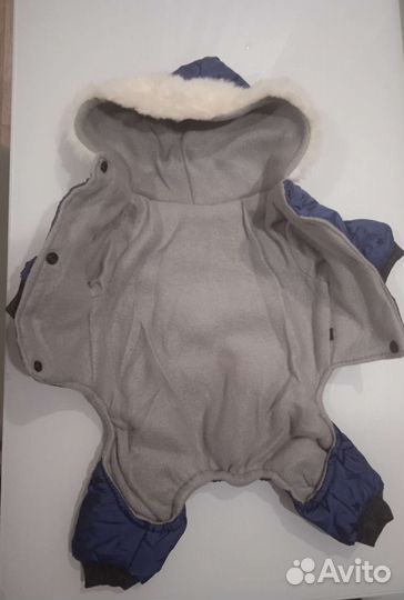 Зимний комбинезон для собак мелких пород