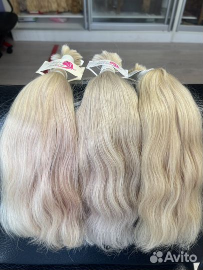 Волосы натуральные длина от 40-100см