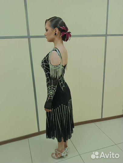 Платье для бальных танцев латина р.42-44