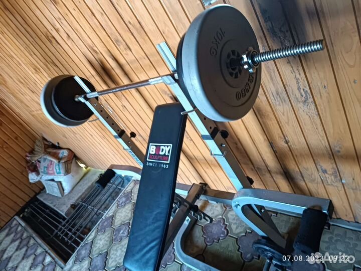 Штанга гриф блины б/у